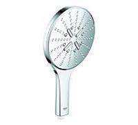 douchette à main Grohe Rainshower 26553000 pommeau de douche, pommeau de douche, chromé , 3 types de jets