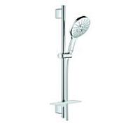 Grohe Rainshower SmartActive 150 set de douche 26592000 chrome, 600 mm, 3 modes de jet, limiteur de débit 9,5 l / min