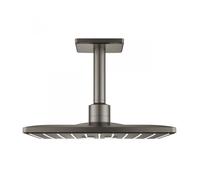 GROHE Tête de douche plafond Rainshower SmartActive Cube 310 H 14,2 cm 2 jets Graphite dur brossé