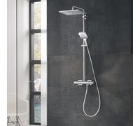 GROHE Rainshower SmartActive - Système de douche Rainshower Mono Cube 310 EcoJoy mitigeur thermostatique chrome