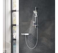 Grohe Rainshower SmartActive Cube Set de douche avec barre et tablette, 3 jets, 26583000,