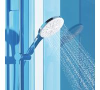 GROHE Rainshower SmartActive - Douchette à main Rainshower SmartActive 130 EcoJoy chrome / blanc lune
