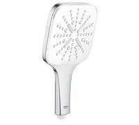 Pommeau de Douche Grohe Rainshower SmartActive 130 Cube Ecojoy 130x130x262mm Blanc Lune