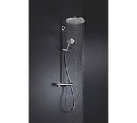 Système de douche Grohe Rainshower SmartActive 310 avec mitigeur thermostatique, montage mural, GROHE EcoJoy, 26648000, Couleur: chrome