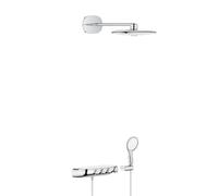 Grohe SmartControl système de douche 360 duo 26443LS0 blanc lune, thermostat apparent, combinaison apparent/encastré