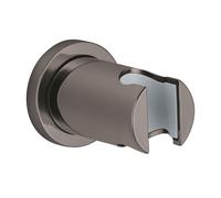 GROHE Support de douchette Rainshower 27074A00 – Graphite dur, non réglable, rosace ronde