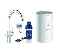 Grohe Red Duo robinet et chaudiÃšre taille M, C-spout, Coloris: chrome - 30083001