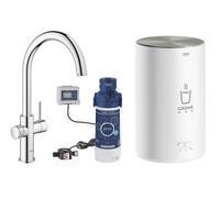 GROHE Robinet et chaudière Red Duo Taille M Bec en C Chrome 30083001