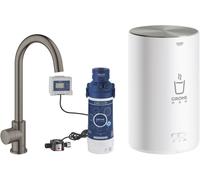 Grohe Red vanne de cuisine avec chauffe-eau sur pied Brushed Hard Graphite 30085AL1