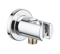GROHE Relexa Coude Sortie Douche Salle de Bain, Chrome, Raccord Mural
