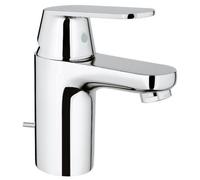 GROHE Eurosmart Cosmopolitan - Mitigeur monocommande lavabo taille S avec limiteur de débit avec garniture de vidage chrome
