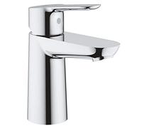 GROHE Robinet de salle de bains lavabo Start Edge, sans tirette, robinet mousseur économique d'eau, installation facile, taille S, chromé, 23344000 (Import Allemagne)