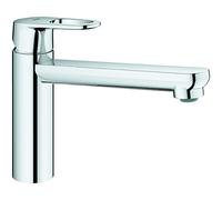 GROHE Mitigeur évier Start Flow - monocommande, mousseur économique, rotation 140°, chromé