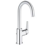 GROHE Robinet lavabo de salle de bains Start Flow, taille L, avec tirette de vidage, installation rapide, chromé, 23811000 (Import Allemagne)