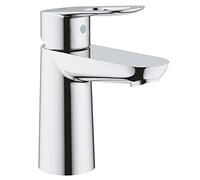GROHE Robinet lavabo de salle de bains Start Loop, taille S, sans tirette de vidage, mitigeur monocommande avec mousseur économique d'eau, installation rapide, chromé, 23578000 (Import Allemagne)