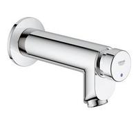 Grohe Robinet mural à fermeture temporisée Euroeco CT 36266000 2000 /2", marquage bleu/rouge, chromé