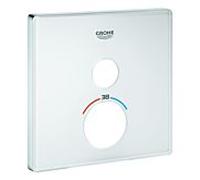 Grohe Grohe Rosette 49038 carrée pour SmartControl blanc lune Quantité:1