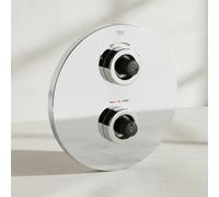 GROHE Rosace pour set thermostatique Grotherm, D:210mm,fixation invisible,Fast-F