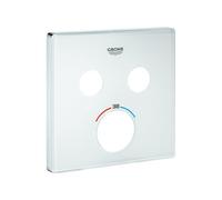 Grohe Rosette 49040 pour Smartcontrol Up-Thm Carré Avec 2 Asv Lune Blanc
