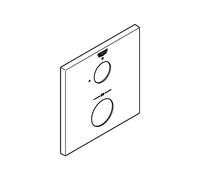 Grohe Rosette 49109 Carré pour Thm-Fertigmontagesets Chrome