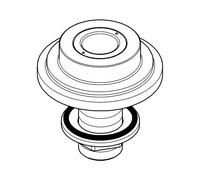 Grohe Schlauchdurchführung 47668 pour Hb Atrio 3 4-Loch Wannenkombination Chrome