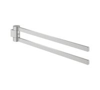 Grohe Selection porte-serviettes 41063DC0 40 cm, 2 bras, pivotante , supersteel