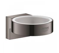 Grohe Selection Halter 41027A00 graphite dur, pour verre et, distributeur de savon