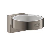GROHE Support Selection 41027AL0 graphite dur brossé pour verre et distributeur de savon