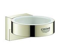 Grohe Selection Halter 41027BE0 nickel poli, pour verre et, Seifenspender
