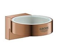 Grohe Selection Halter 41027DL0 warm sunset brossé, pour verre et, distributeur de savon