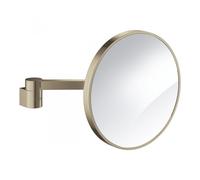 Grohe - Selection Miroir cosmétique en verre et métal avec bras, grossissement x7, Nickel brossé (41077EN0)