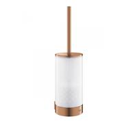 Grohe Selection jeu de brosses WC 41076DL0 brushed warm sunset, verre, fixation murale, fixation invisible