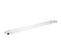 GROHE Selection, porte-drap de bain sans perçage, fixation invisible | Porte-drap de bain avec fixation à vis invisible, installation facile sans vis apparentes (chrome, 41058000)