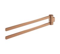 GROHE Selection Porte-serviettes - 40cm - double - pivotant - brushed warm sunset 41063dl0
