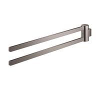 GROHE Selection Porte-serviettes - 40cm - double - pivotant - hard graphite 41063a00