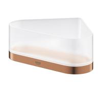GROHE Selection Receveur de douche - 17x17x20x8.5cm - modèle d'angle - montage mural - brossé Warm Sunset 41038dl0