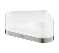 GROHE Selection Receveur de douche - 17x17x20x8.5cm - modèle d'angle - montage mural - super acier 41038dc0