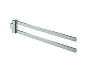 Grohe Selection sèche-serviettes 41063DC0 40 cm, 2 bras, pivotant, supersteel