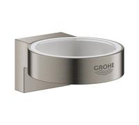 Grohe Selection Halter 41027AL0 graphite dur brossé, pour verre et, distributeur de savon