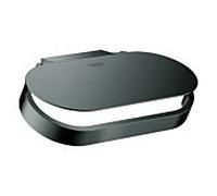 Grohe Selection WC porte-papier 41069A00 graphite dur, avec couvercle, fixation murale, fixation invisible