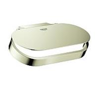 Grohe Selection WC porte-papier 41069BE0 nickel poli, avec couvercle, fixation murale, fixation invisible