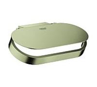 Grohe Selection WC porte-papier 41069EN0 nickel brossé, avec couvercle, fixation murale, fixation invisible