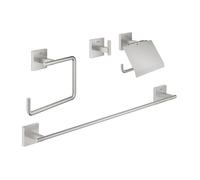 GROHE Set d'accessoires 4 en 1 pour salle de bain Start Cub - supersteel