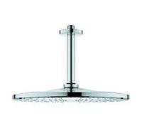 GROHE Set de douche Rainshower chromé - évacuation au plafond 14,2 cm, limiteur de débit