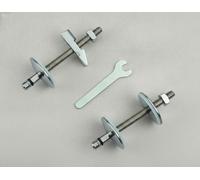 GROHE Set de fixation 49120 pour siège de WC et couvercle Essence, 49120000