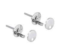 Fixations Grohe pour siège de WC en céramique Chromé 49529000
