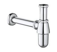 GROHE Siphon 1 1/4Pouces Pièce Détachée 28920000, Argent (Import Allemagne) | Siphon en métal chromé, montage facile, usage universel (chrome, 28920000)