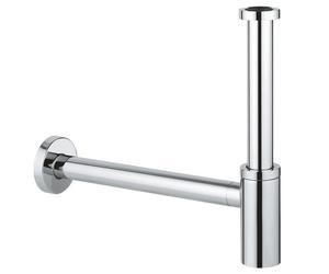 GROHE siphon design universel 1 1/4 avec tube mural et rosace chrome 28912000