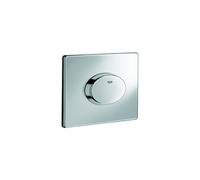 GROHE Skate Air, plaque de recouvrement WC, plaque de commande réservoir | Plaque de commande murale au-dessus du réservoir, montage facile, surface chromée facile d'entretien (chrome, 38565000)