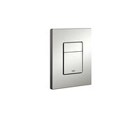 GROHE Skate Cosmopolitan, Plaque de Commande WC, Montage horizontal ou vertical, Economie d’eau, 156 x 197mm, ABS, Chromé mat, 38732P00